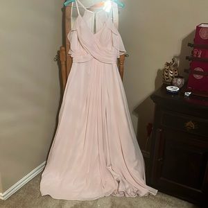 Azazie formal dress, light pink, size A6